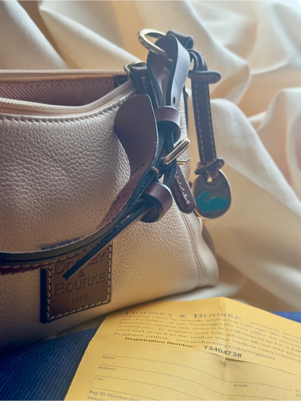 Vintage Dooney & Bourke Mini East/West Slouch Handbag 👜🐣🦋